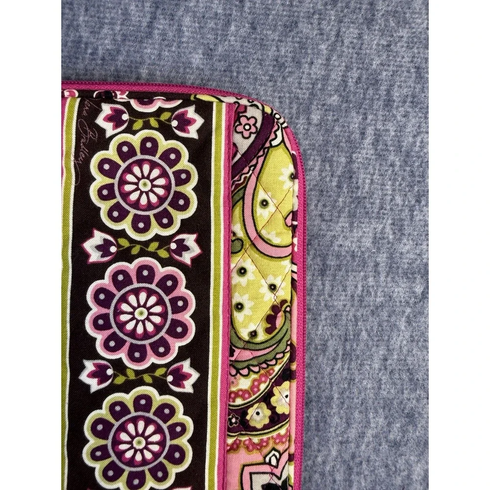 Vera Bradley‎ Small Tablet Sleeve Zipper Case Cover Very Berry Paisley Purple